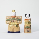 奈良一刀彫　鐵山作　立雛5.5号