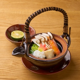 9/13まで【京料理　美濃吉】敬老の日　国産松茸の土瓶蒸し(2人前)