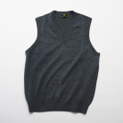 【アルファーカシミヤ】メンズカシミヤVベスト