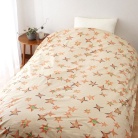 【大津コーポレーション】シビラ あったか掛けふとんカバー「ブリヤール」ダブル　ベージュ