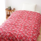 【大津コーポレーション】シビラ あったか掛けふとんカバー「ムジカ」ダブル　レッド