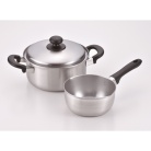 【燕三】IH対応 雪平鍋１６ｃｍ＆両手鍋２０ｃｍ