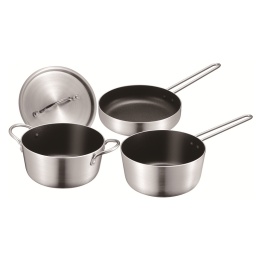 【デリミーズ】IH対応ソース＆フライパン１８ｃｍ ４点セット