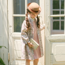 【む～のんのん】ボタン開きワンピース