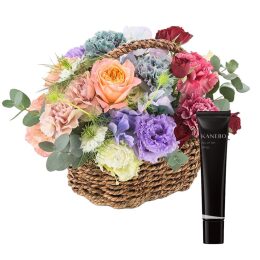 【madame tete】フラワーアレンジメント B・【カネボウ】ヴェイル オブ デイ セット