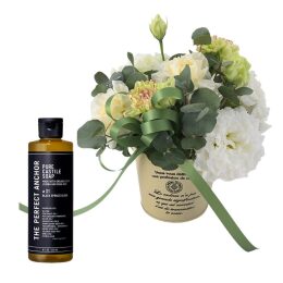 【madame tete】フラワーアレンジメント A・【ザ・パーフェクトアンカー】ピュア カスチールソープ#31 ブラックスプルース（236ml）セット