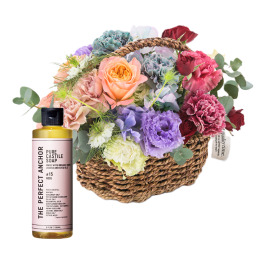 【madame tete】フラワーアレンジメント B・【ザ・パーフェクトアンカー】ピュア カスチールソープ#31 ローズ（236ml）セット