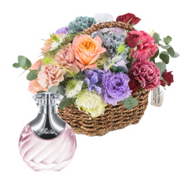 【madame tete】フラワーアレンジメント B・【リファ】ザパフューム ヘアミスト セット