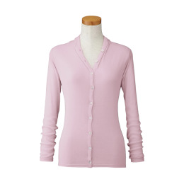 【天使の綿シフォン】２WAYカーディガン　グレースローズ