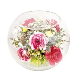 【アートプリントジャパン】ボトルフラワー/ボール155