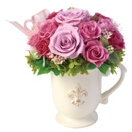 【アートプリントジャパン】プリザーブドフラワー/リリーピッチャー