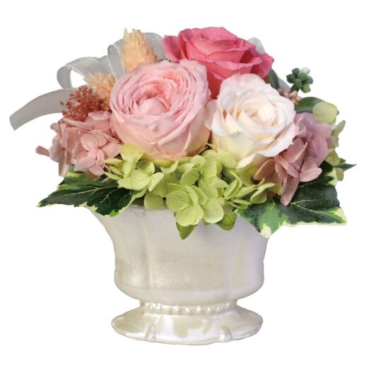 【アートプリントジャパン】プリザーブドフラワー/パーリーベース