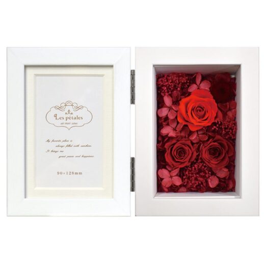 【アートプリントジャパン】プリザーブドフラワー/レ・ペタルフォトフレーム　サービスLWフルタイプ
