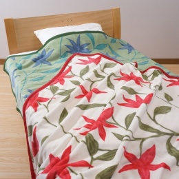 【大津コーポレーション】シビラ　綿毛布(毛羽部分)二枚組　※12月18日以降順次お届け