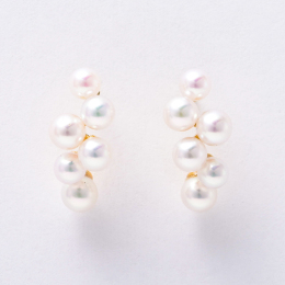 K18アコヤパールピアス