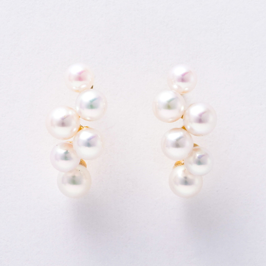 K18アコヤパールピアス