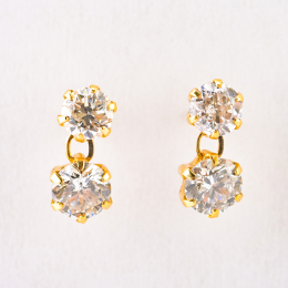 K18ダイヤモンドピアス