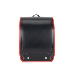 【キッズアミ】ワンダフルポッケ　ブラック×パッションレッド