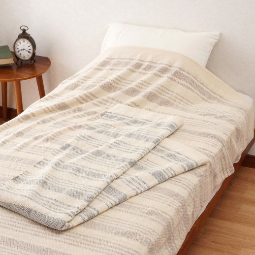 【大津コーポレーション】泉州産 タオルケット ブルックリン