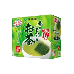 【伊藤園】香りひろがるお茶緑茶ティーバッグ80g(40袋)×6箱