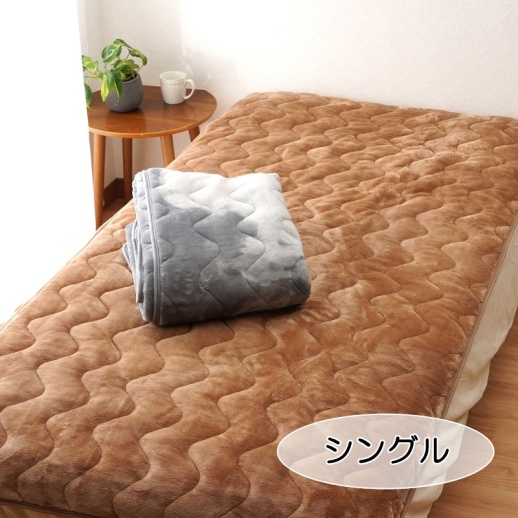 【大津コーポレーション】フランネルあったか敷パッド＜シングル＞