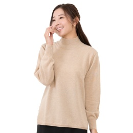 【カシミヤ】ハイネックセーター