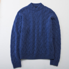 【ランバンコレクション】ケーブルニット