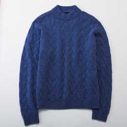 【ランバンコレクション】ケーブルニット