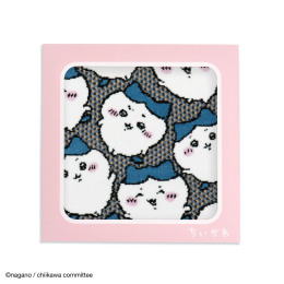 【タオル美術館】『ちいかわ』ハチワレいっぱいシェニール織ハンカチ