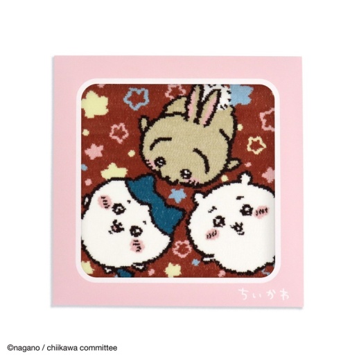 【タオル美術館】『ちいかわ』キラキラシェニール織りハンカチ