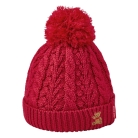 ミキハウスベア　ニットフード　赤