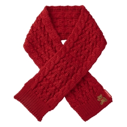 ミキハウスベア　マフラー　赤