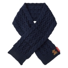 ミキハウスベア　マフラー　紺