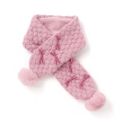 【ベベ】ポコポコニットリボンマフラー